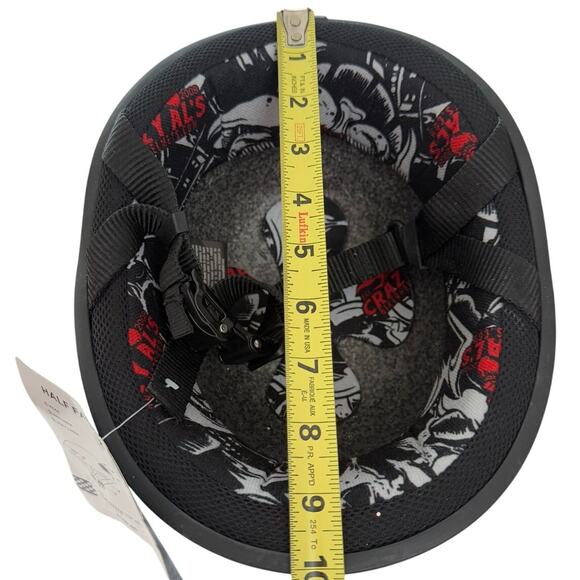 Crazy Al's DOT motorcycle helmet NEW - Picture 8 of 16